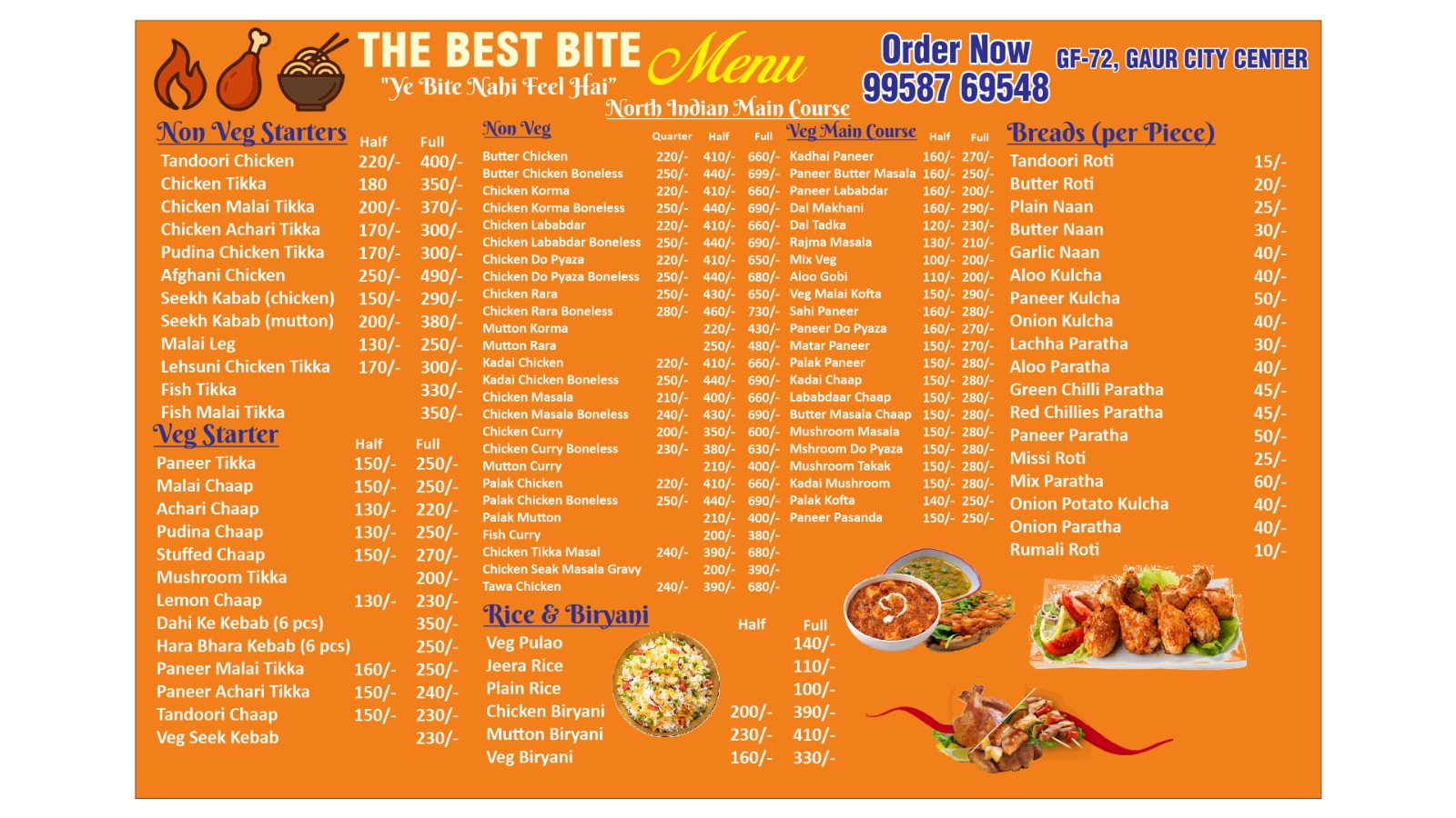 Chinese & Combo Menu